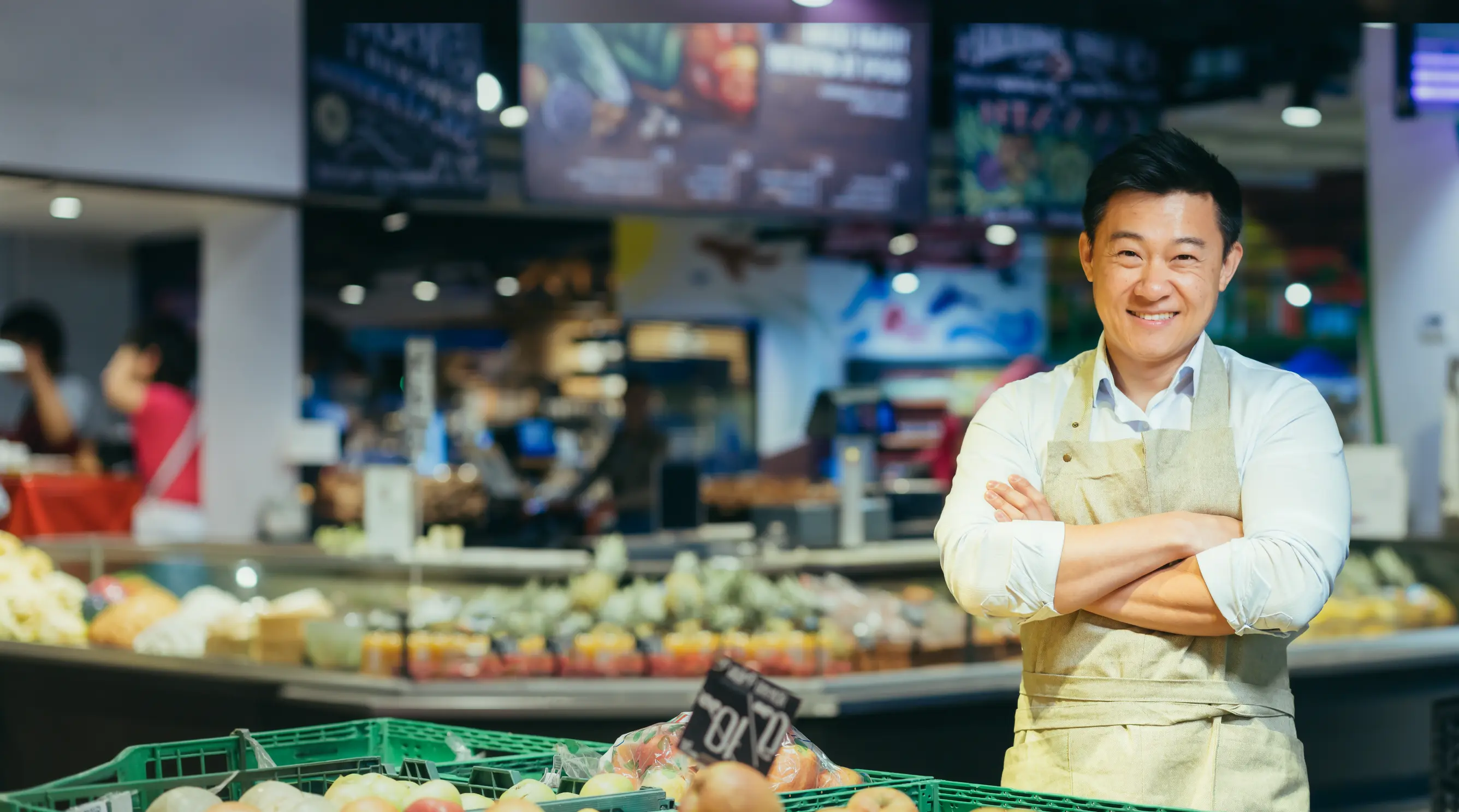 A bangladeshi convenience store owner using Retailgo