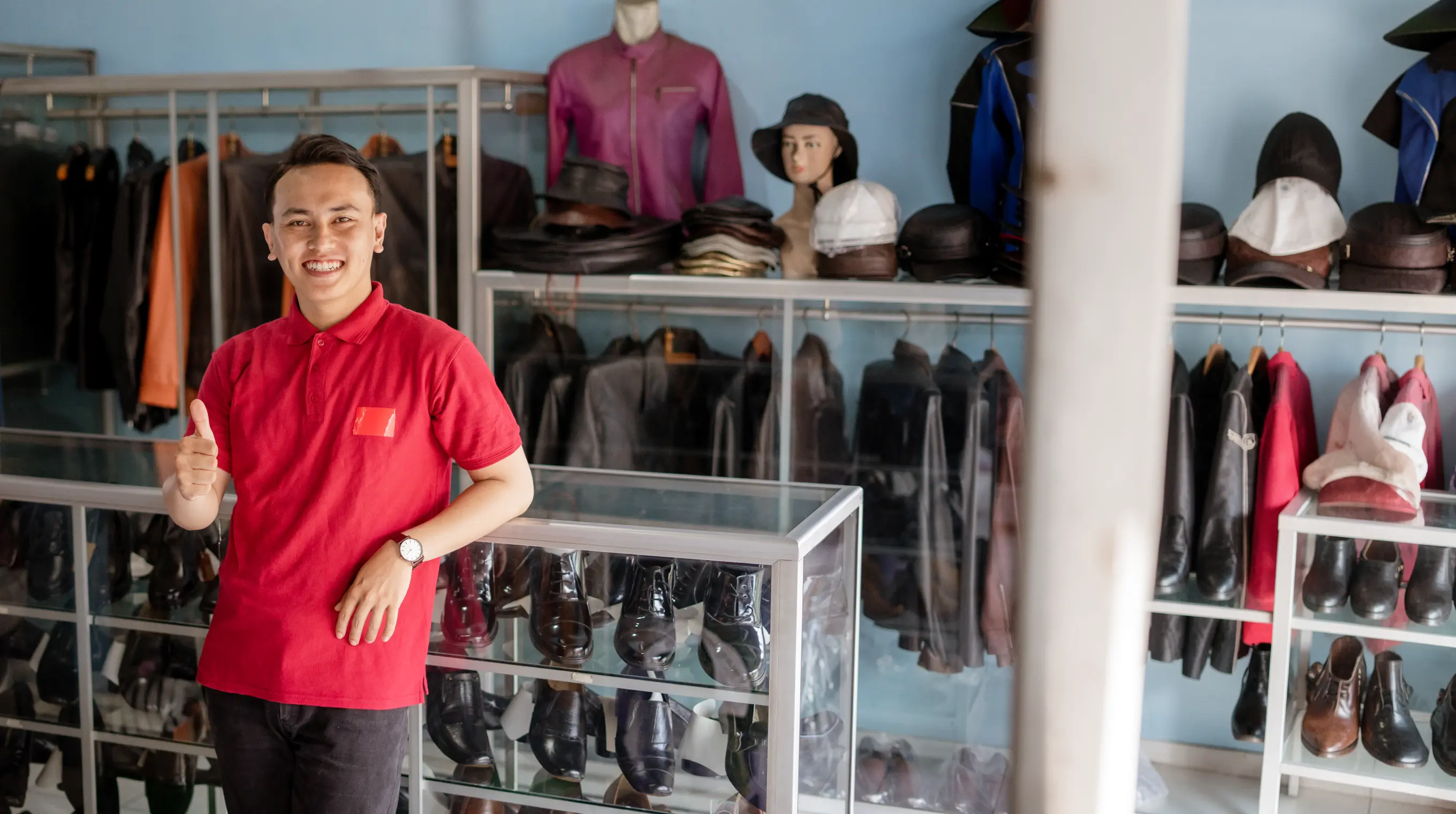A bangladeshi clothing shop owner user of RetailLife