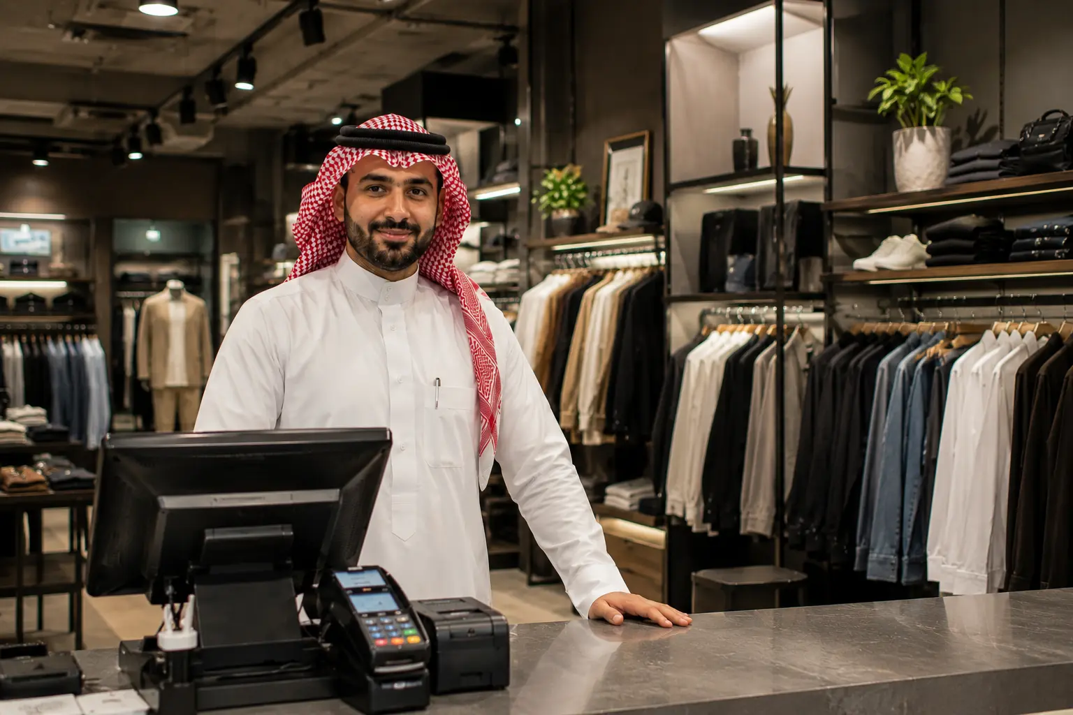 A bangladeshi clothing shop owner user of RetailLife